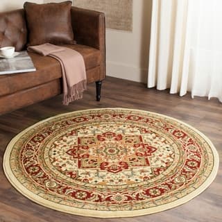 5 X Rugs Area For Less Safavieh Lyndhurst Traditional Oriental Ivory Red Area Rug 5 3 Round