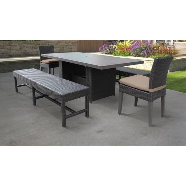 Shop Barbados Rectangular Outdoor Patio Dining Table With 2 Chairs