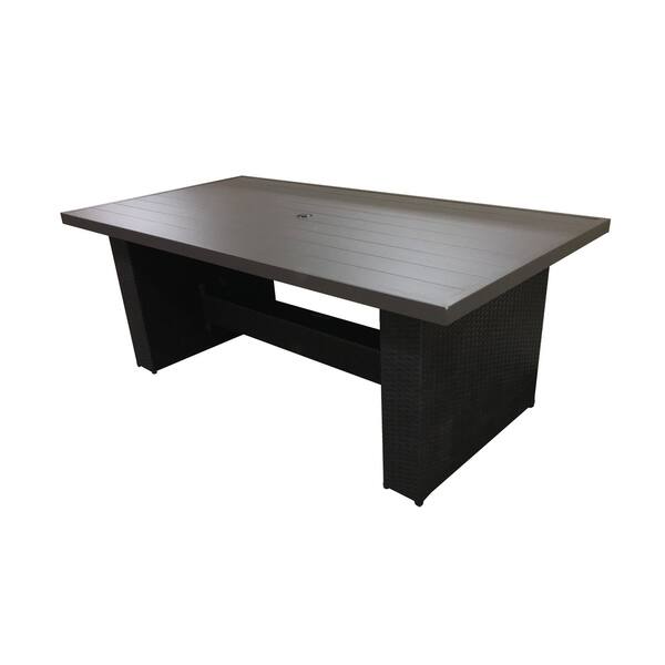Shop Barbados Rectangular Outdoor Patio Dining Table With 2 Chairs