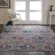 preview thumbnail 20 of 31, Nourison Global Vintage Ivory/Orange Damask Area Rug