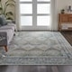 preview thumbnail 13 of 20, Nourison Global Vintage Blue/Green Traditional Area Rug