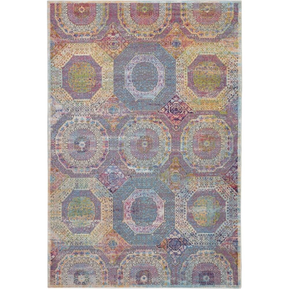 Nourison Global Vintage Multicolor Boho Area Rug