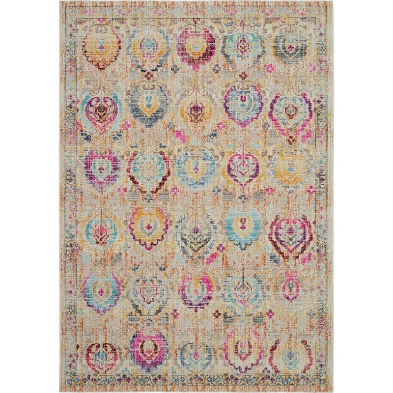 Nourison Vintage Kashan Persian Medallion Area Rug