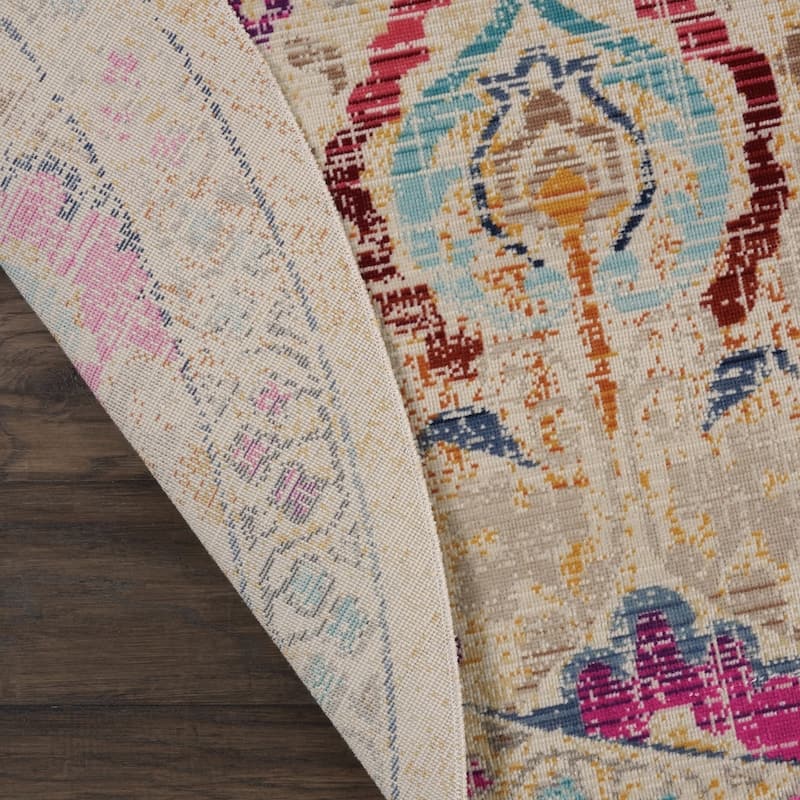 Nourison Vintage Kashan Persian Medallion Area Rug