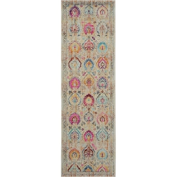 Nourison Vintage Kashan Persian Medallion Area Rug