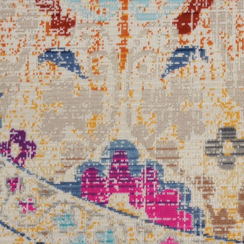 Nourison Vintage Kashan Persian Medallion Area Rug