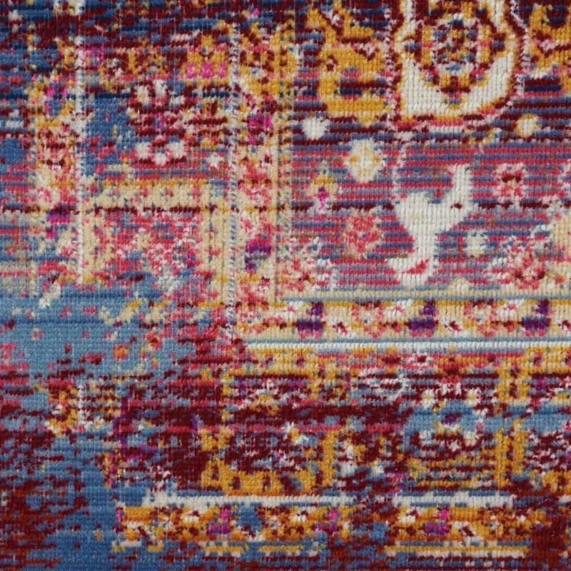 Nourison Vintage Kashan Abstract Distressed Area Rug