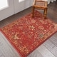 preview thumbnail 10 of 23, Nourison Somerset Vintage Traditional Brick Red Area Rug