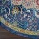 preview thumbnail 3 of 20, Nourison Global Vintage Blue Medallion Area Rug