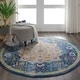 preview thumbnail 1 of 20, Nourison Global Vintage Blue Medallion Area Rug