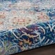 preview thumbnail 12 of 20, Nourison Global Vintage Blue Medallion Area Rug
