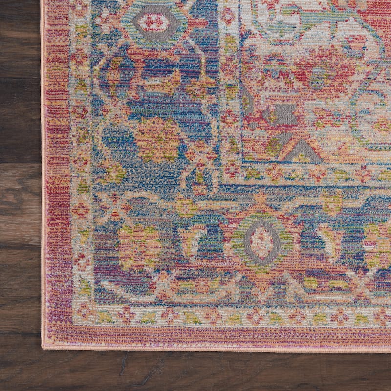 Nourison Global Vintage Multicolor Traditional Area Rug