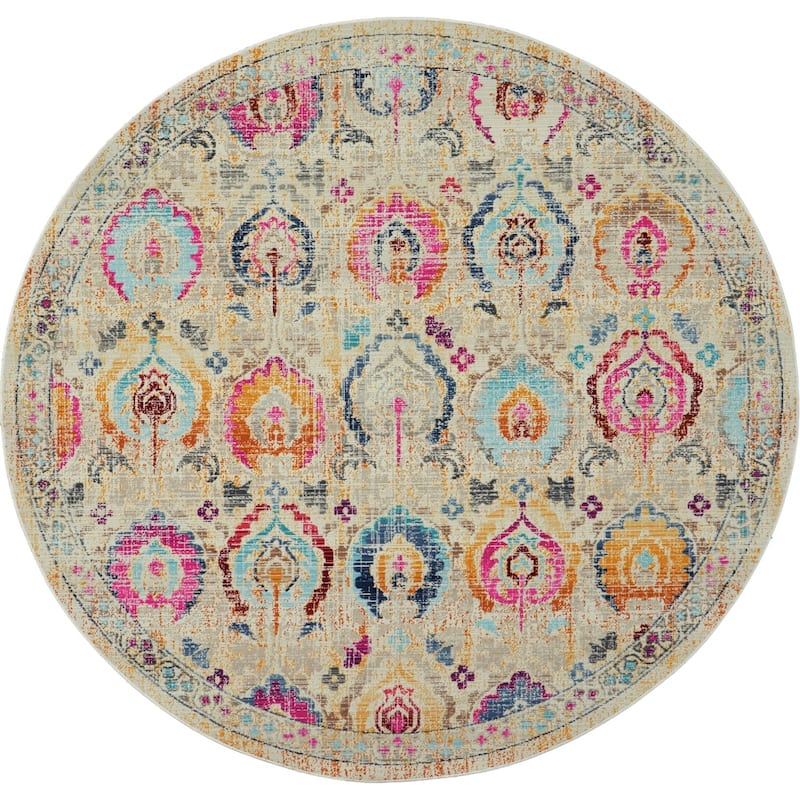 Nourison Vintage Kashan Persian Medallion Area Rug