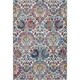 preview thumbnail 21 of 31, Nourison Global Vintage Ivory/Orange Damask Area Rug 2'4" x 8' Runner - Ivory/Blue - Runner/Rectangle