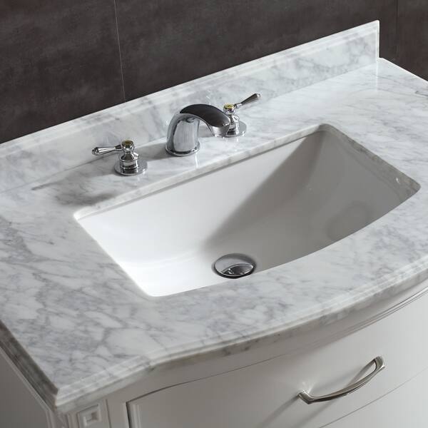 Shop Ove Decors Rachel 40 In Single Basin White Vanity With