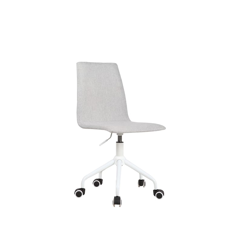 Rolling Linen Office Chair