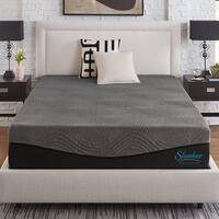 Slumber Solutions Active 12-Inch Charcoal Memory Foam Mattress