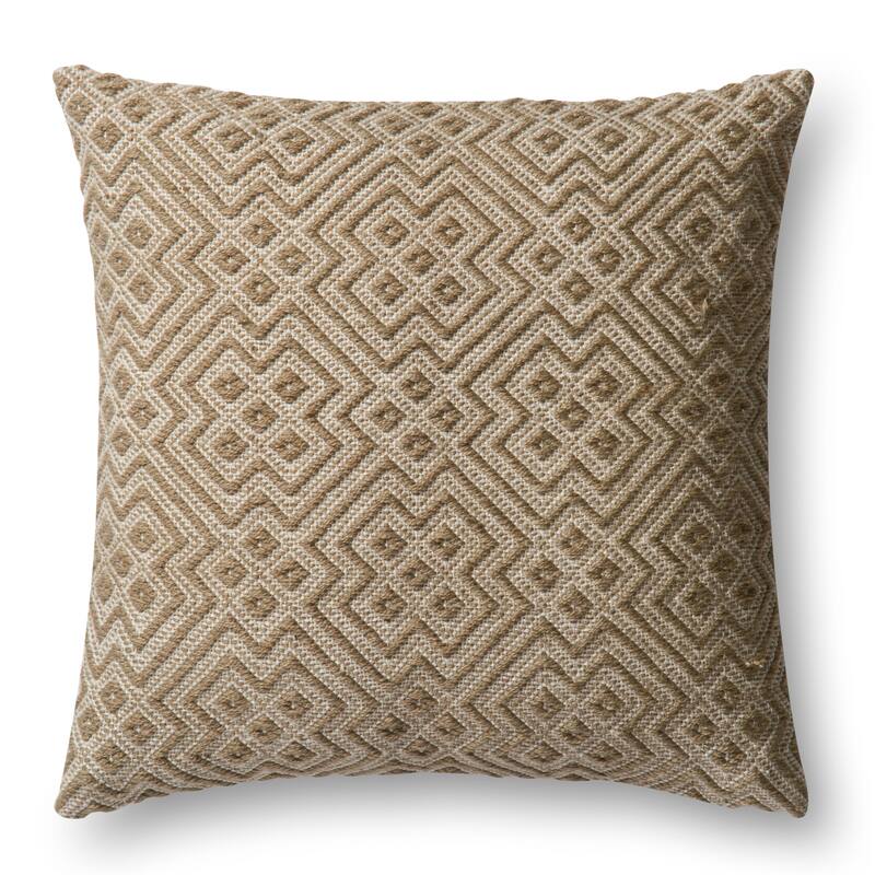 Indoor/ Outdoor Moroccan Geometric 22-inch Pillow Cover