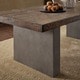 preview thumbnail 5 of 11, Blake Reclaimed Wood and Concrete Dining Table by iNSPIRE Q Artisan - Brown