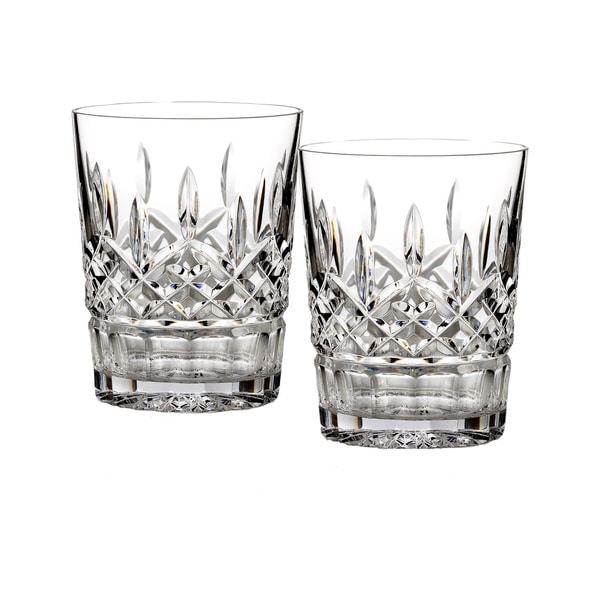 Lismore Clear 12oz. Double Old Fashioned (Set of 2) Overstock 22974355