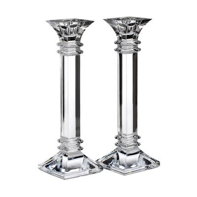 Marquis by Waterford Treviso Clear 10-inch Candlestick (Set of 2)