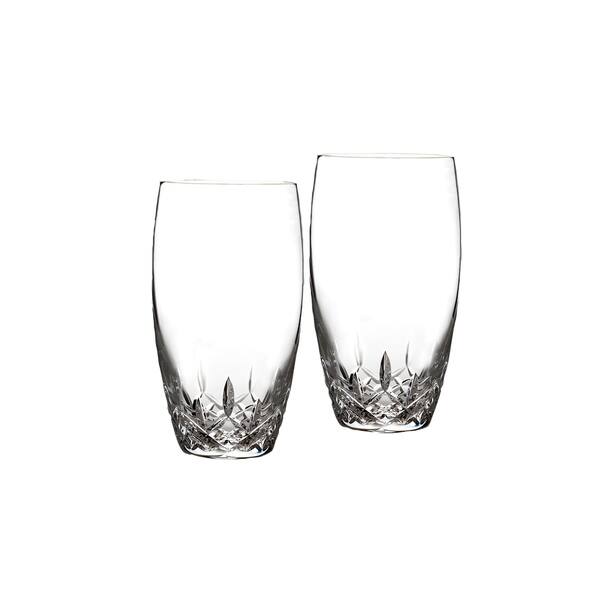 Waterford Lismore Essence Stemless Light Red Wine Glass, Set of 2