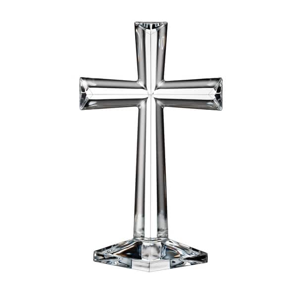 slide 1 of 1, Marquis by Waterford Selah Clear 10-inch Standing Cross