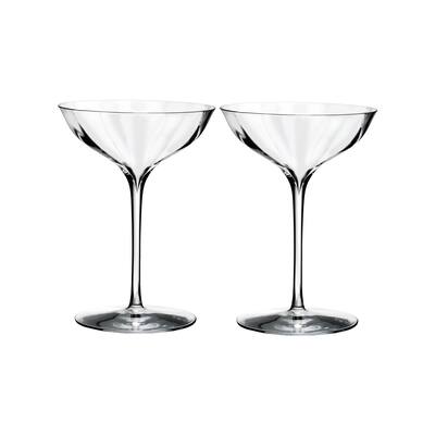 Waterford Elegance Optic Clear Belle Coupe (Set of 2)