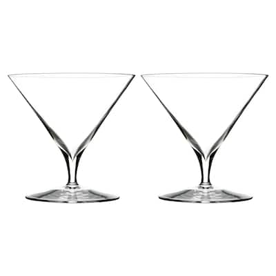 Waterford Elegance Clear 11.2oz. Martini Glasses (Set of 2)