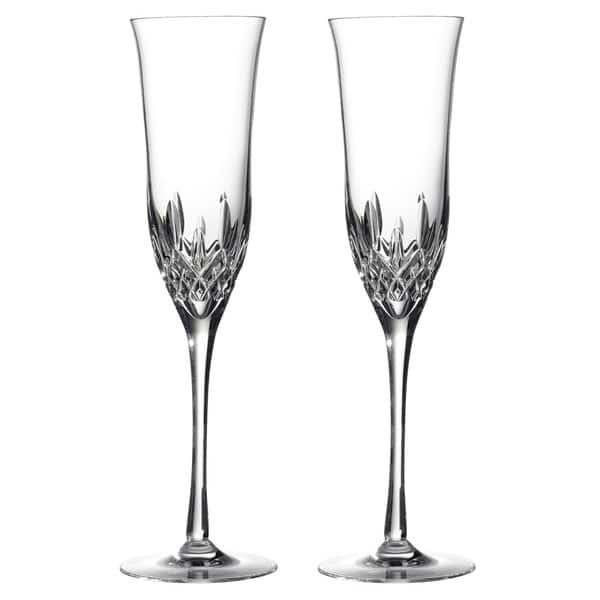 Waterford Lismore Toasting Flutes, Set of 2: Champagne Flutes: Champagne  Glasses