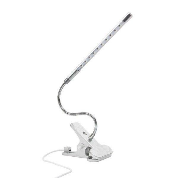 LED Table Lamp Smart Touch Sensor Flexible Reading Desk Lamp USB Table Clip Lamp 
