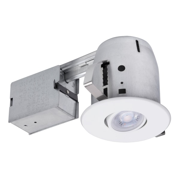 4 in. White Recessed Lighting Kit. Opens flyout.