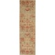 preview thumbnail 16 of 23, Nourison Somerset Vintage Traditional Brick Red Area Rug 2' x 5' 9" - Light Green - Runner/Rectangle