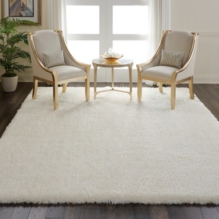Nourison Ultra Plush Shag Ivory Area Rug