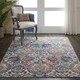 preview thumbnail 13 of 31, Nourison Global Vintage Ivory/Orange Damask Area Rug