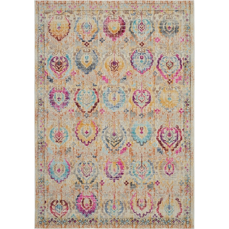 Nourison Vintage Kashan Persian Medallion Area Rug