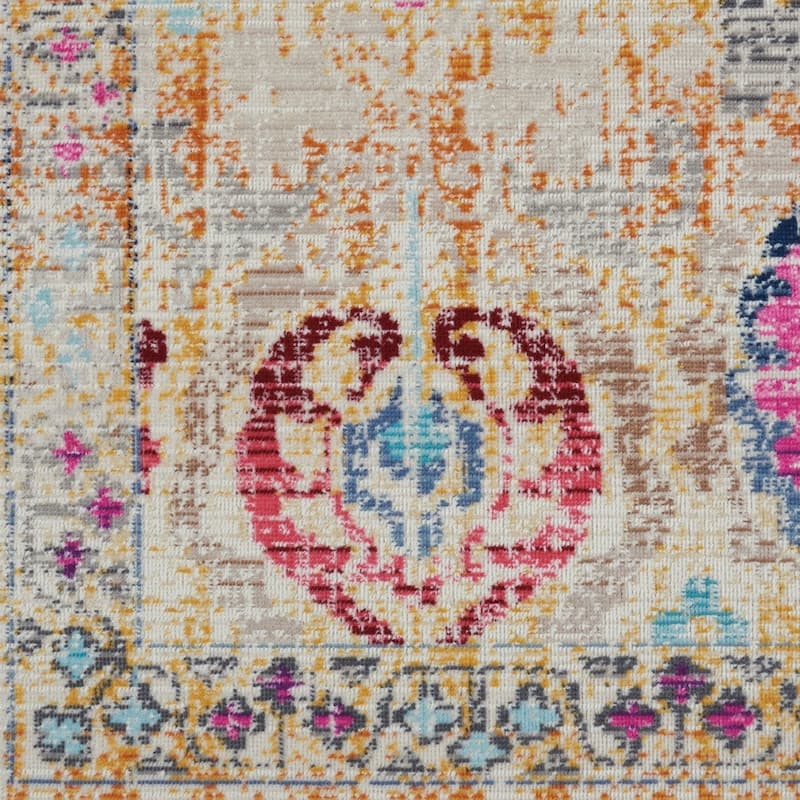 Nourison Vintage Kashan Persian Medallion Area Rug