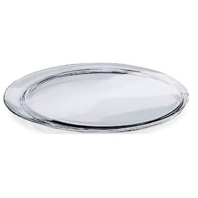 Majestic Gifts High Quality Glass Cake Plate/ Serving Tray -12.6" Diameter- Made in Europe