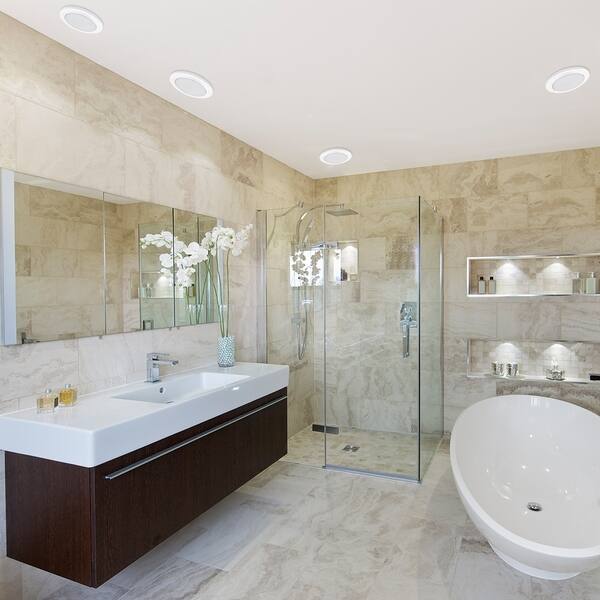 5 White Damp Rated Shower Recessed Lighting Kit Damp Rated Shower Recessed Lighting Kit