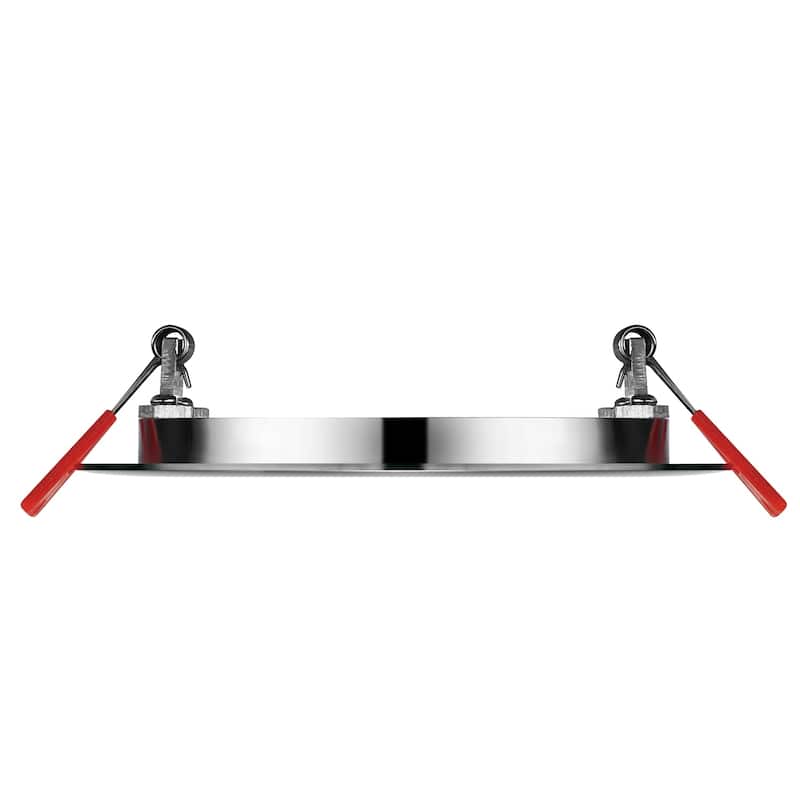 4 in. Brushed Nickel Ultra Slim Integrated LED Recessed Lighting Kit