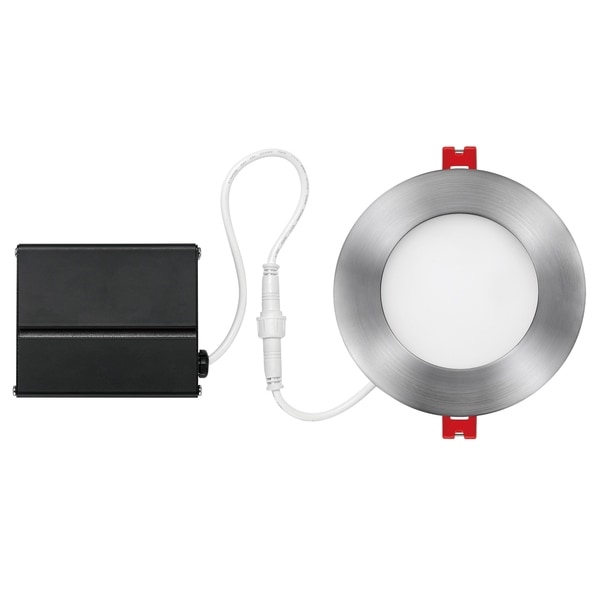 4 In Brushed Nickel Ultra Slim Integrated Led Recessed Brushed Nickel Ultra Slim Integrated Led Recessed Lighting Kit