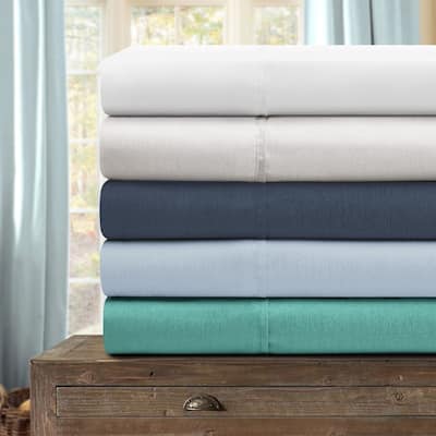 Superior Pearla Rayon from Bamboo Blend Solid Bed Sheet Set