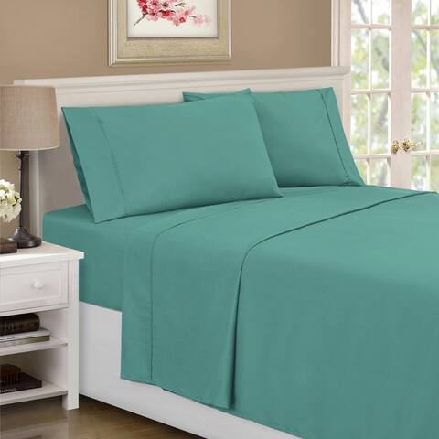 Miranda Haus Pearla Rayon from Bamboo Blend Solid Bed Sheet Set