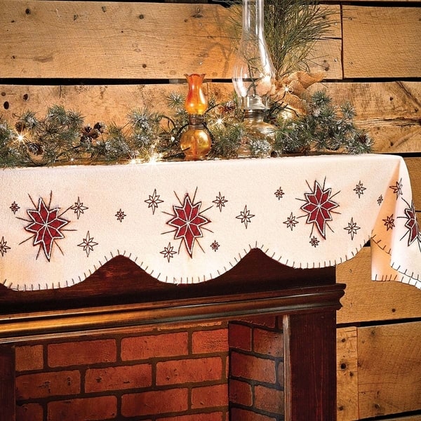 Shop Vhc North Star Creme White Holiday Christmas Decor Mantel