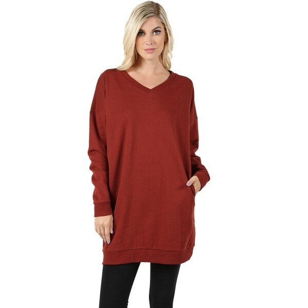 womens tunic sweatshirt