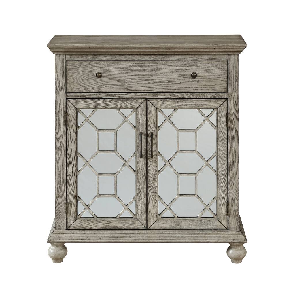 Two Door One Drawer Cabinet