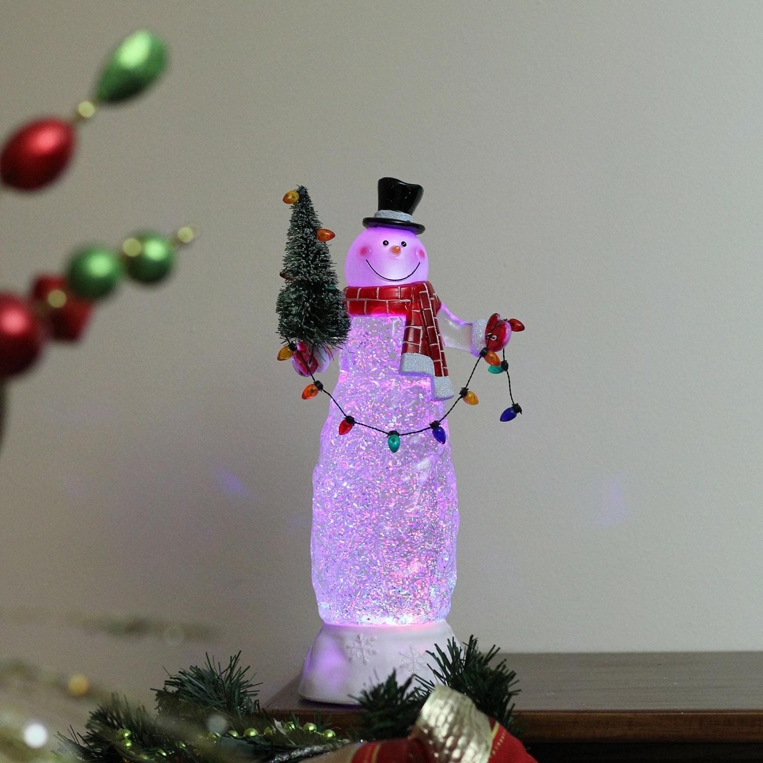 Christmas Window Light Decoration- 3D Acrylic LED Hanging Decoration -  Santa, Snowflake, Jingle Bell, Snowman, Christmas Tree - On Sale - Bed Bath  & Beyond - 32555634