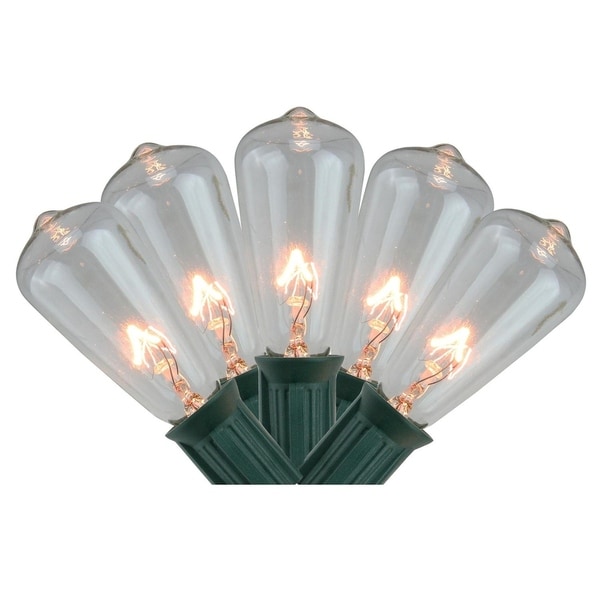 Shop Set Of 20 Transparent Clear Mini Edison Style Summer