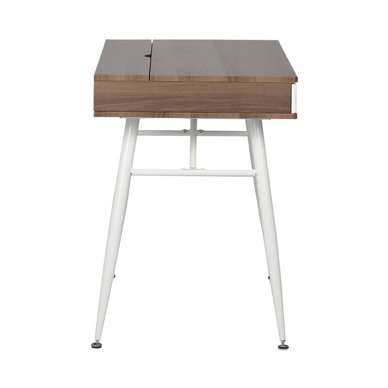 Calico Designs Alcove Modern Desk with Large Split Drawer