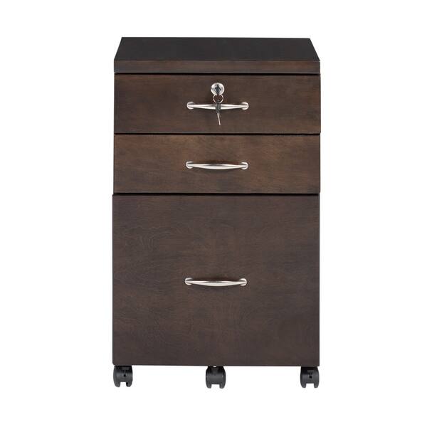 Shop Studio Designs Home Newell Locking 3 Drawer Mobile File Cabinet With Casters Overstock 22988070